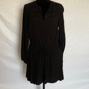 Old Navy Tie Waist 3/4 Sleeve Romper with Pockets